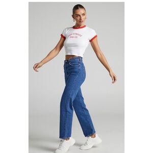Levi's Women's Premium Ribcage Straight Ankle Jean